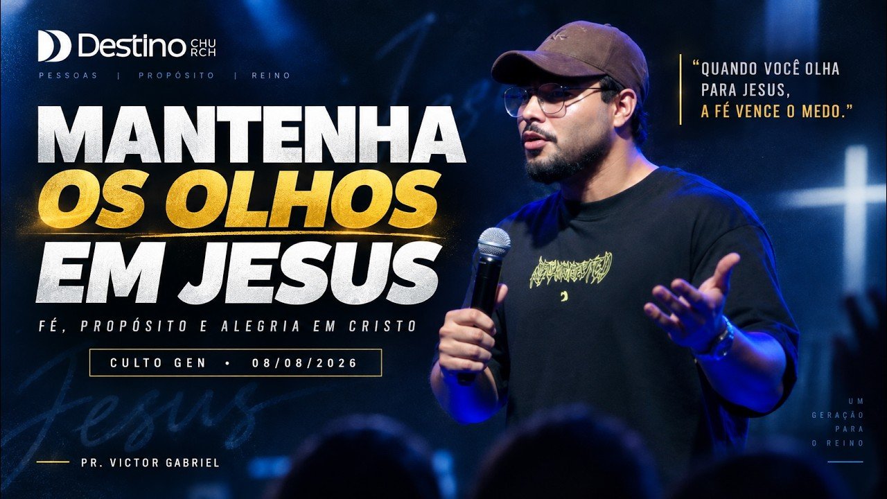 Mantenha os olhos em Jesus
